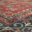 Tapis oriental rouge en polyester tissé à la machine Mombasa-1498051390