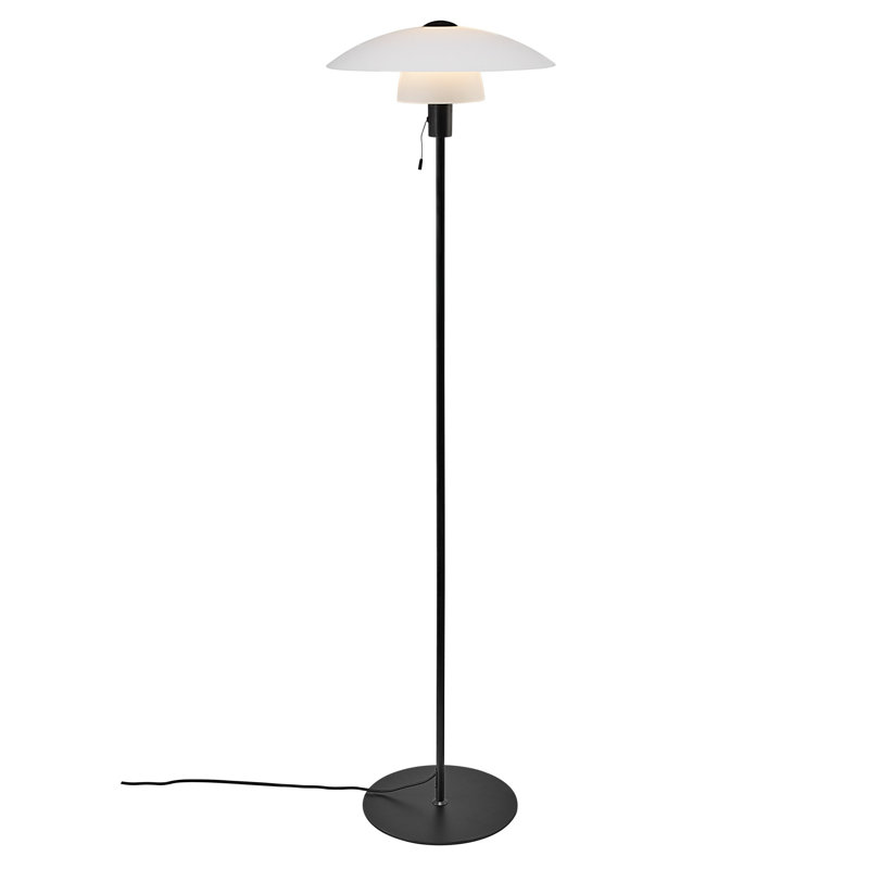 150cm White Traditional Floor Lamp