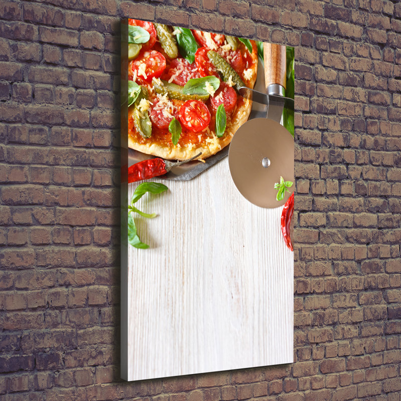 Pizza - Wrapped Canvas Print