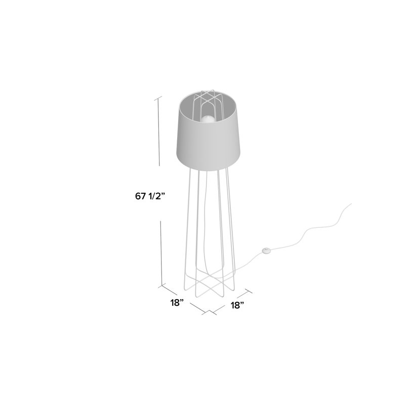 Perimeter Floor Lamp, Ochre, Ochre