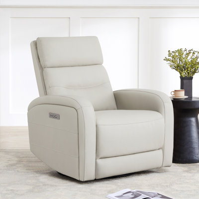 Fauteuil inclinable standard berçant à bouton-poussoir de 33,3 po de largeur Nylie