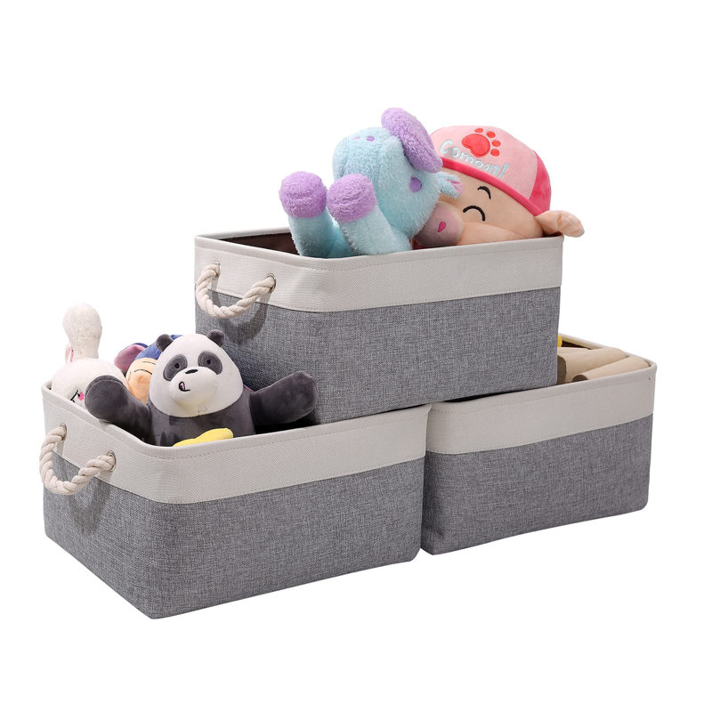 Longshore Tides Fabric Decorative Bin