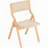 Wood Folding Chairs, Foldable Chairs Wooden Indoor Stackable Dining Chairs-1821338932