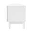 TV Cabinet with Curved, Wave-Shaped Doors