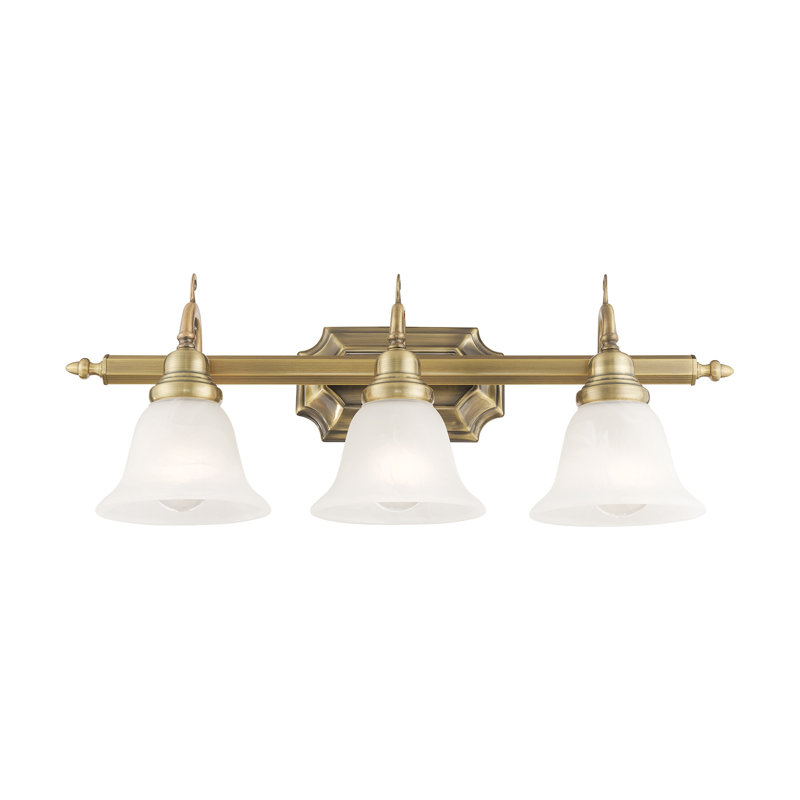 Christiansburg 3 - Light Dimmable Vanity Light, Antique Brass