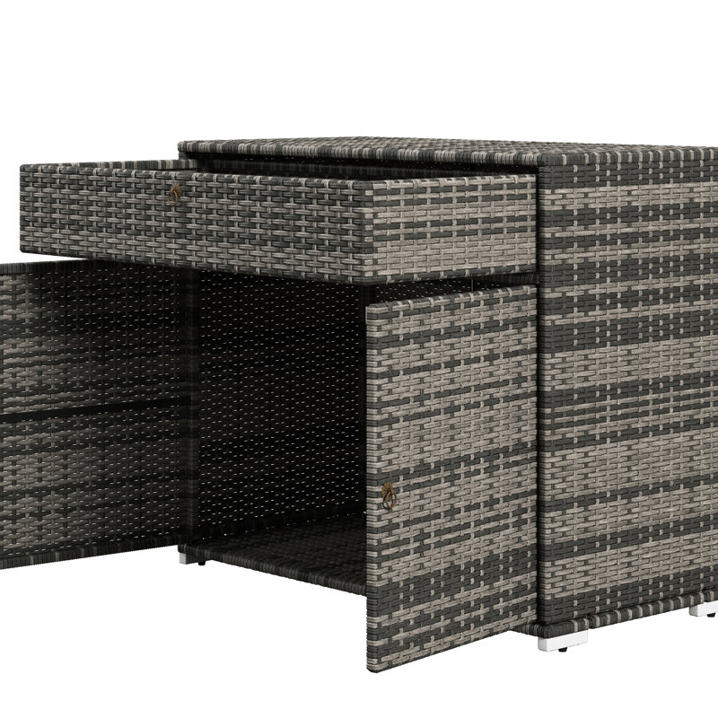 Armoire de rangement pour piscine et porte-serviettes d'extérieur