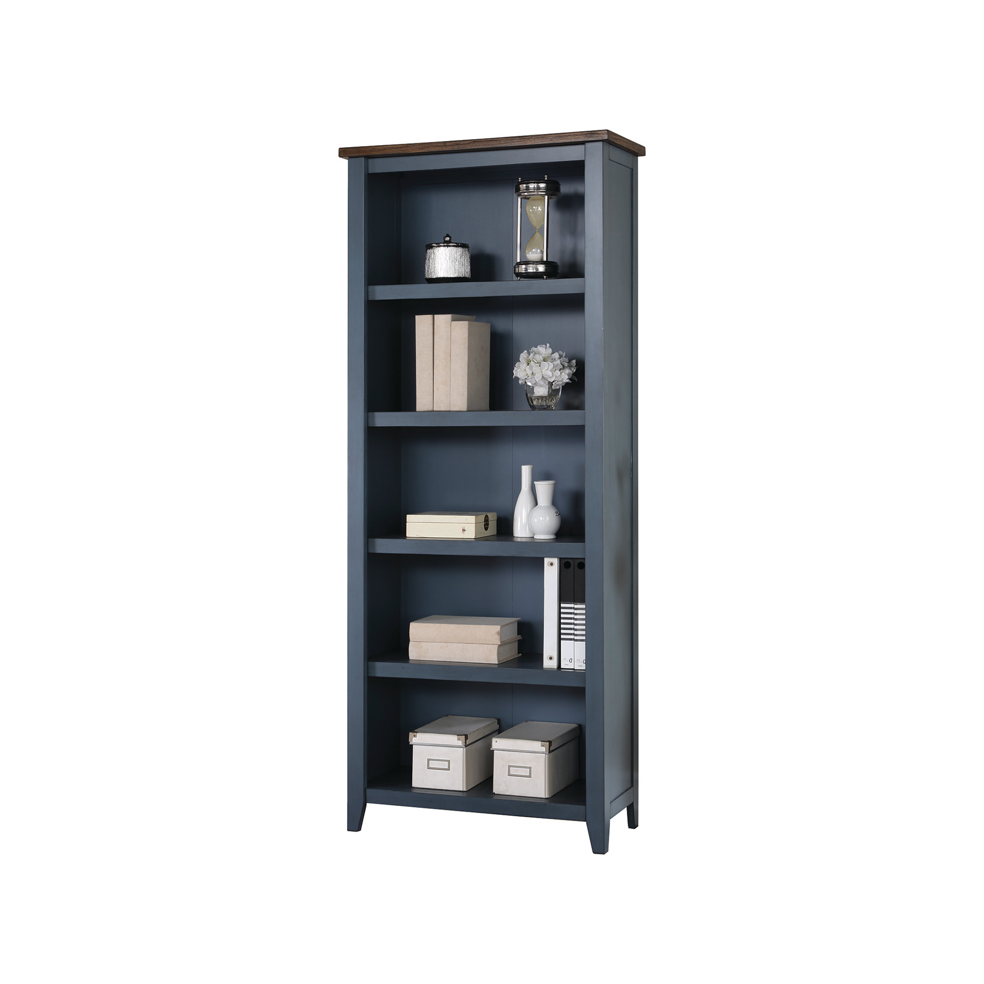 Vivienne 72'' H x 30'' W Standard Bookcase