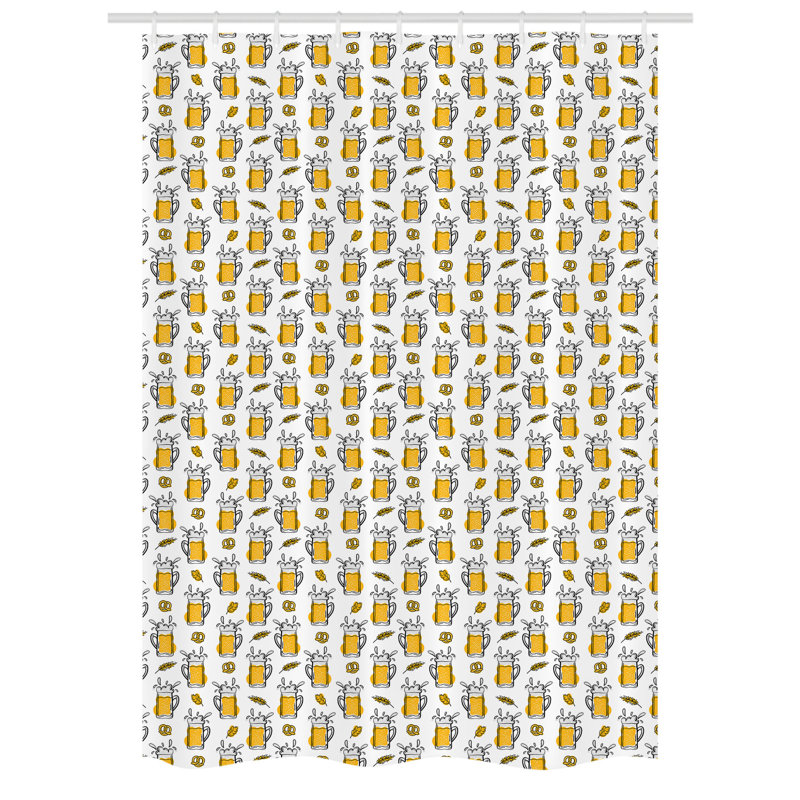 Eftim %100 Polyester Semi Sheer Curtain Single Panel, 54" W x 78" L