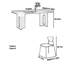 Combinaison de table et chaises de salle à manger d'âge moyen-104075339-104075342