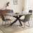 Derose Extendable Dining Table With Dining Chairs, Dining Kitchen Table Sets-122056377-122056380