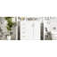 Meuble-lavabo 36 po, structure en bois massif, lavabo en céramique, 3 tiroirs, charnières, rangement spacieux, motif rainuré unique, poignée en métal exquis, style rétro, design moderne, facile à assembler, lisse-950884098