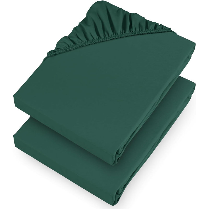 Machine Tufted Fitted Sheet, Double (137cm W x 190cm L)