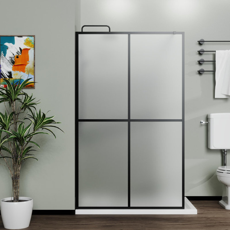 Portes de douche de qualité supérieure avec verre trempé givré