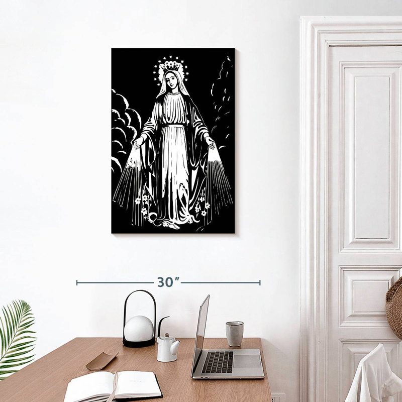 Adella Blessed Mother Mary, 30" H x 20" W