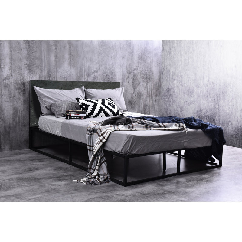 Hednesford Open-Frame Bed, Grey Stone