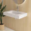 Lavabo de salle de bain mural 30 "à surface solide-124928447
