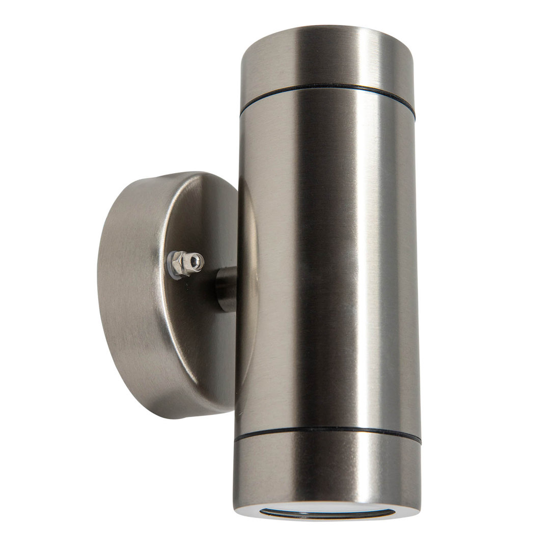 Brushed Chrome Armed Sconce