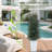 Artificial Cedar Tree With White Pot