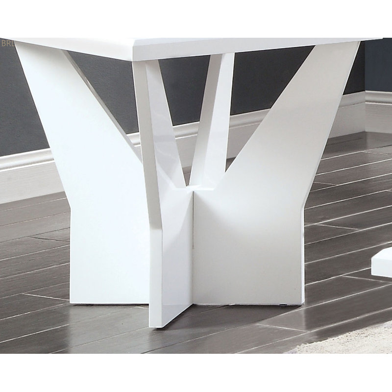 Table de bout blanche 1Pc