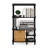 Oliveria 4-Tier Toolless Multipurpose Etagere Bookcase with Wheels-1129405904