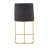 Upholstered Counter Stool with Metal Frame-70133970-70133971