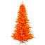 Orange Fir Lighted Artificial Fir Christmas Tree-1637880691