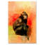«Colorful Expressions Black Monkey» de Vidur, impression sur toile tendue-22073721