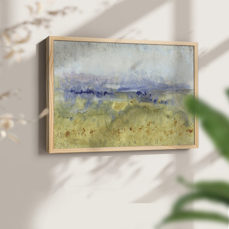 Open Terrain I -Framed Print - Restickable, Natural, 11" H x 14" W