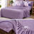8-Piece Floral Reversible Comforter Set, Soft Microfiber All-Season Complete Bedding Set-122815381-122815385