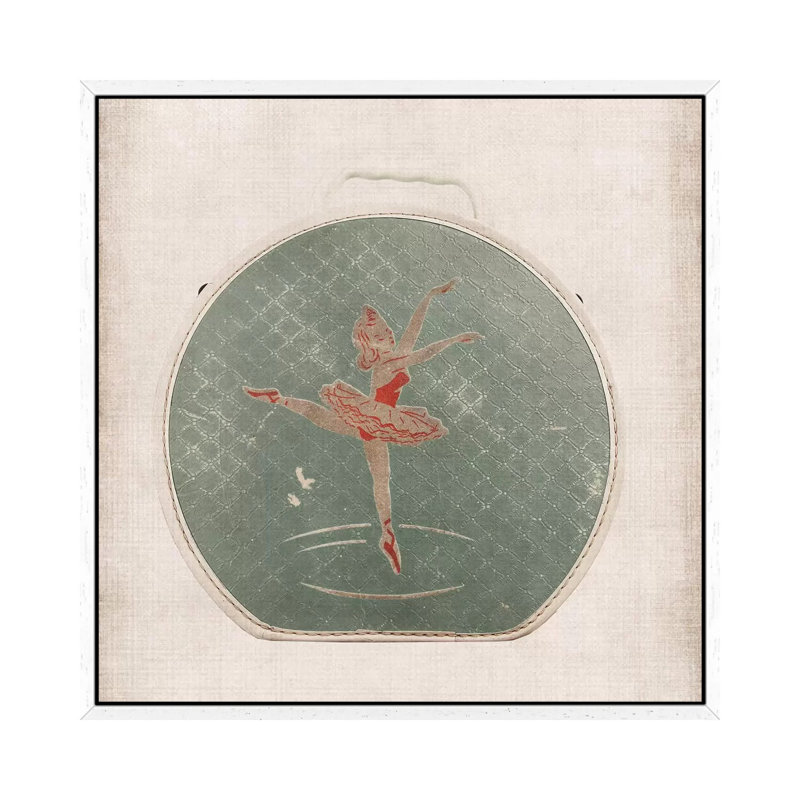Ballet Box - Print on Canvas, 45.72 cm H x 45.72 cm W, White Framed