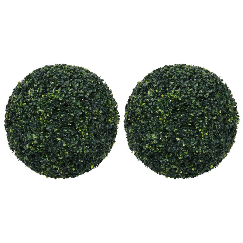 Faux Boxwood Plant in Pot, 20.47cm H x 20.47cm W x 52cm D