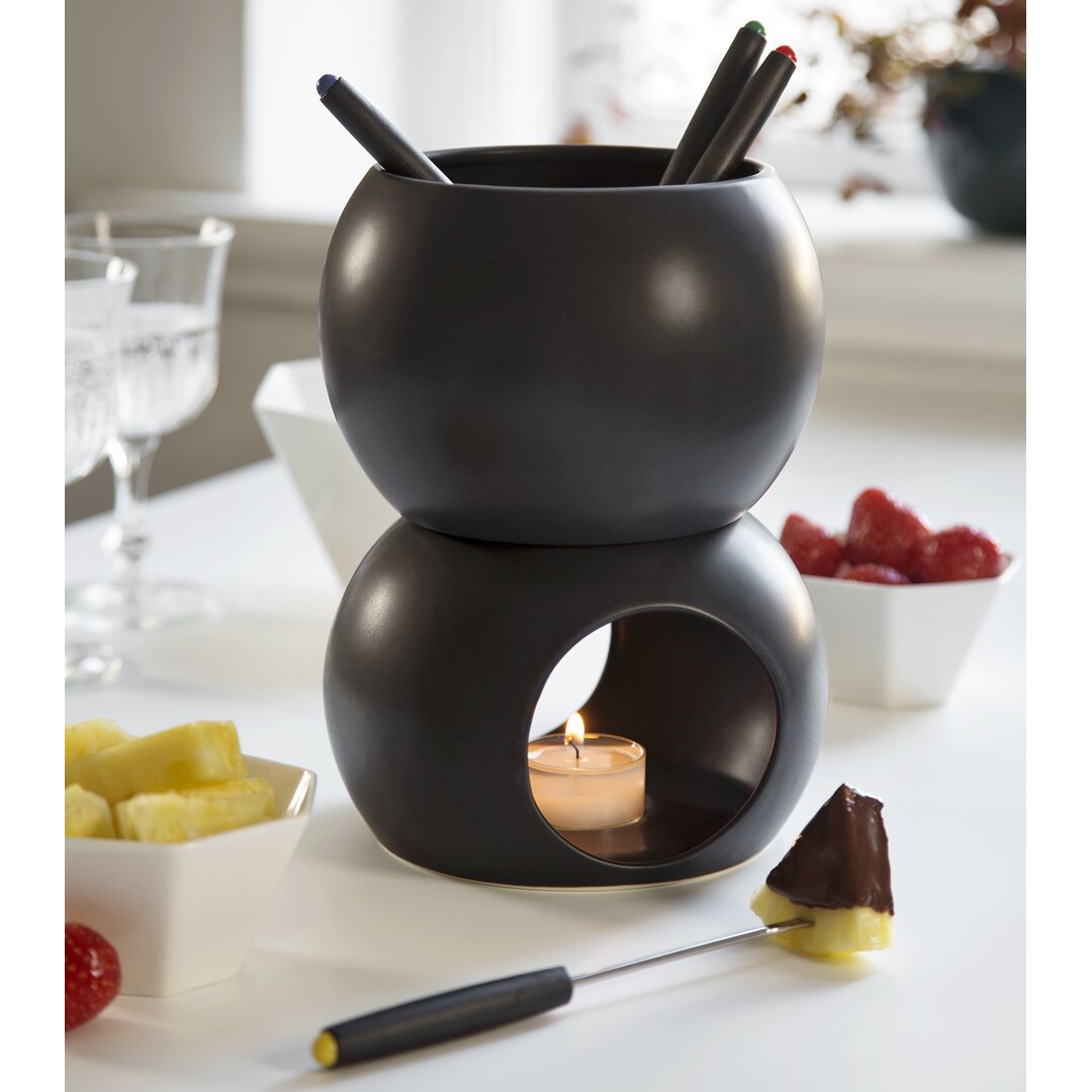 2 L Fondue-Set Schmidt aus Keramik