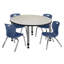 Ensemble de table de salle à manger et de chaises 12 po Kee-93832789-93832805-73411889