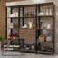  Armoire de rangement pour garde-manger avec 2 tiroirs et tablettes ouvertes de 74 po L-230928843