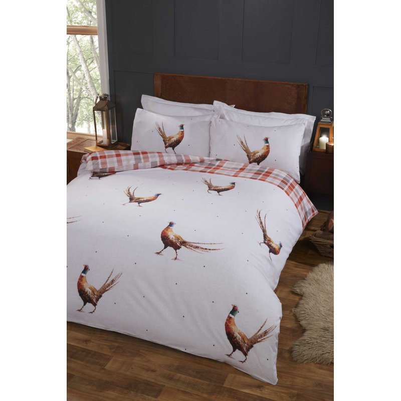 Amalia Wildlife Duvet Cover Set with Pillowcases, Single - 2 Standard Pillowcases