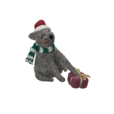 Christmas Cat Figurines & Collectibles