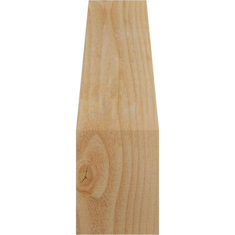 Attelle de genou olympique, Sapin de Douglas, H 20 po x l 6 po x P 12 po, Sciage brut