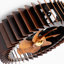 Ensemble d'éclairage pour ventilateur de plafond à profil bas avec fini en bois-917736273