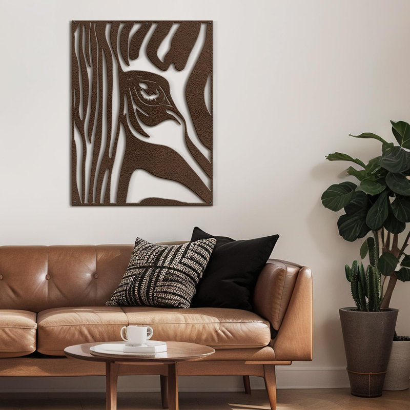 Wall Decor Metal, Bronze, 18" H x 12" W x 0.05" D