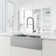 Edison 19 H 1-handle Pull-Down 2-Function Sprayer Kitchen Faucet and Soap Dispenser