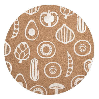 Havard Cork Food & Drink Round Placemat