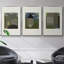 Mountain House I - Ensemble de 3 reproductions sur toile-97708497-97708503