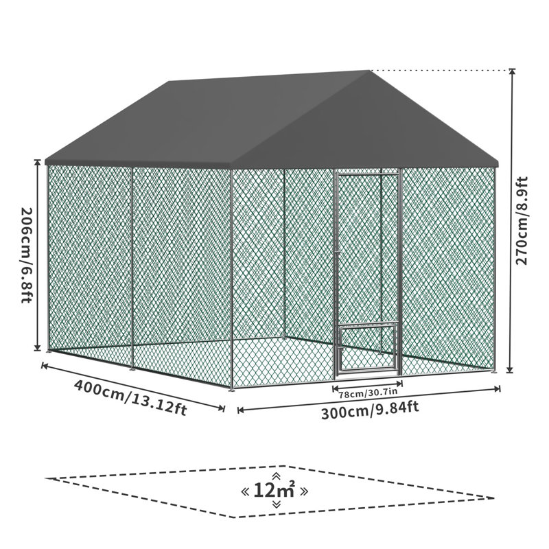 Poulailler Durtschi, H 107 po x l 158 po x P 118 po