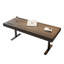 Bureau 78,74 po à hauteur réglable en bois massif 78,74 po, 4 tiroirs-720686833