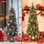 Arbre de Noël illuminé 7 pi avec 140 lumières DEL blanc chaud