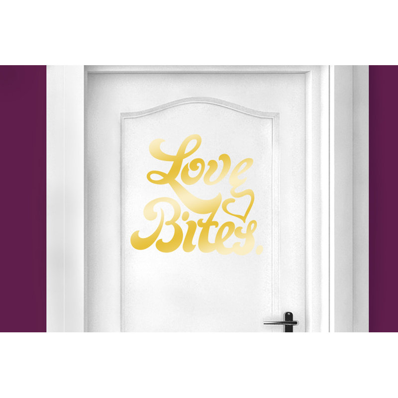 Wall Decal, Shiny Gold