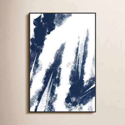 Ferne "Navy Striking Seams 2" Print