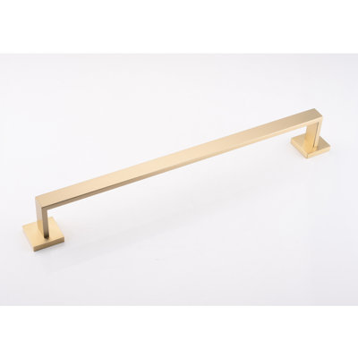 Quincaillerie de salle de bain en acier inoxydable brossé doré 4. Style moderne avec des trous cachés. Grattage, rouille. Installation simple. Convient à une salle de bain, une douche, une garde-robe, une finition d'armoire, de l'acier. Grattage de montage