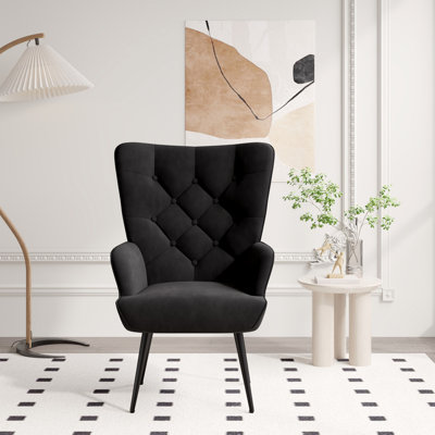 Elfriede Upholstered Wide Back Armchair by George Oliver