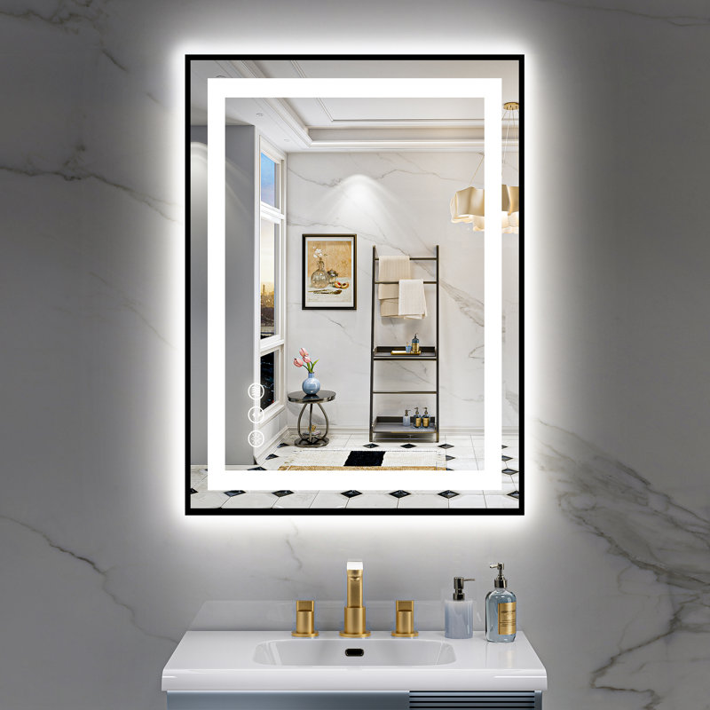 Miroir de salle de bain Matte, 36 po x 24 po, Rectangulaire